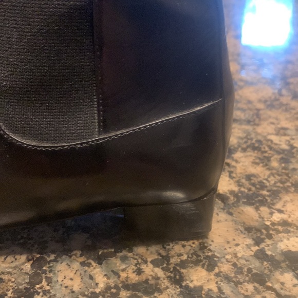 Cole Haan - made in Italy black leather boots with 1 inch heel. Size 8 - Picture 8 of 12